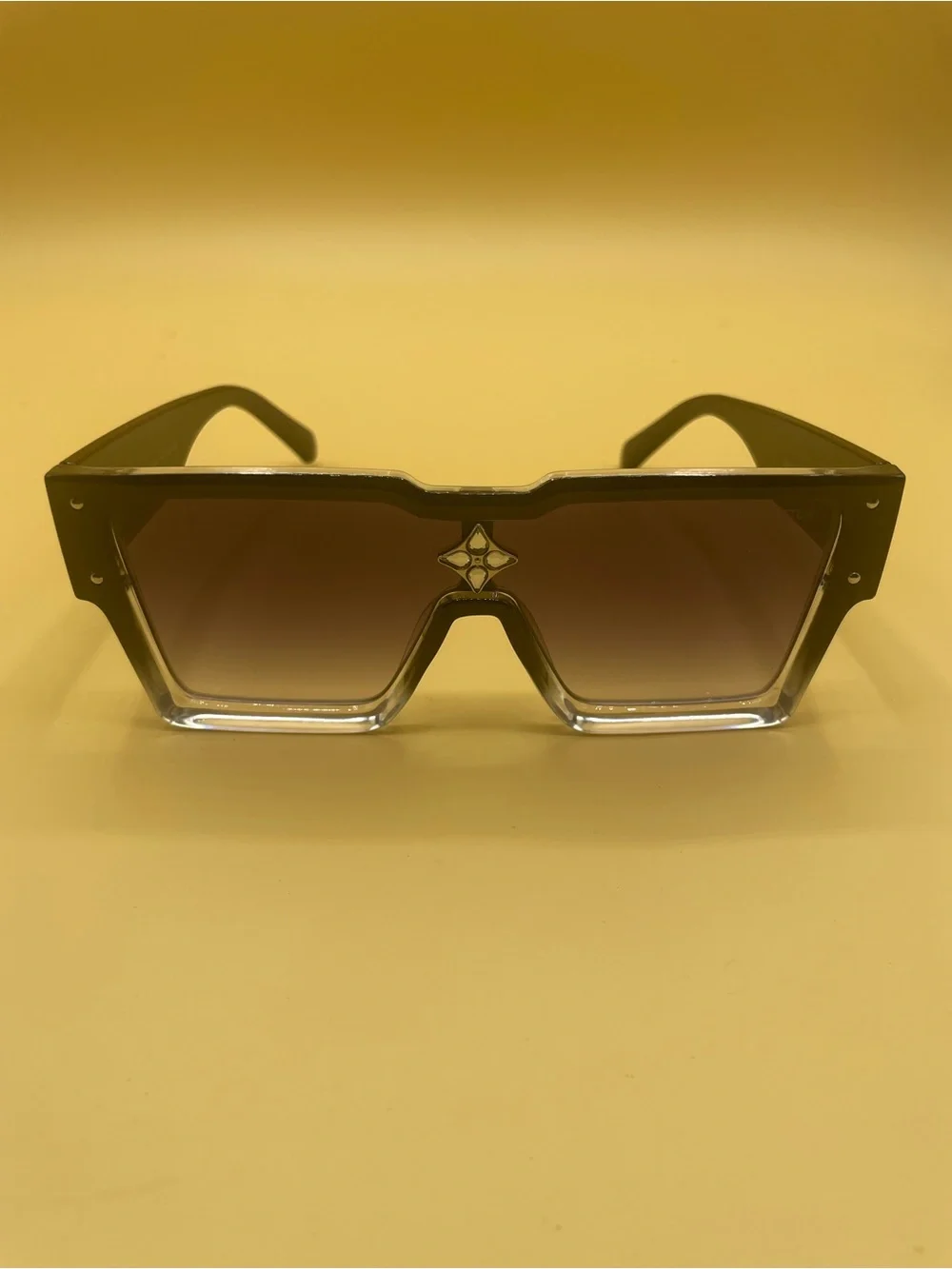 Louis Vuitton Men's Black-to-Clear Shield Sunglasses - Picture 3 of 5